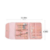 16-piece manicure pedicure set with case - Nail kit